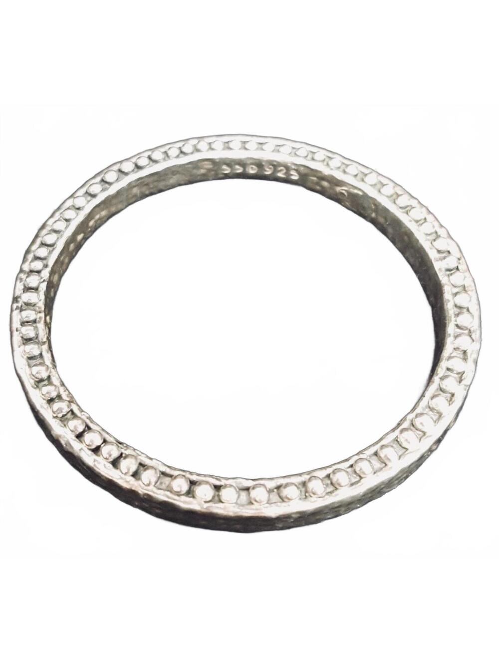 EUC SSD VTG Simon Sebbag Design 925 Hammered/Beaded Bangle Bracelet